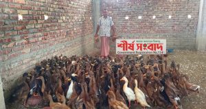 হাঁস পালনে স্বাবলম্বী ময়নুল