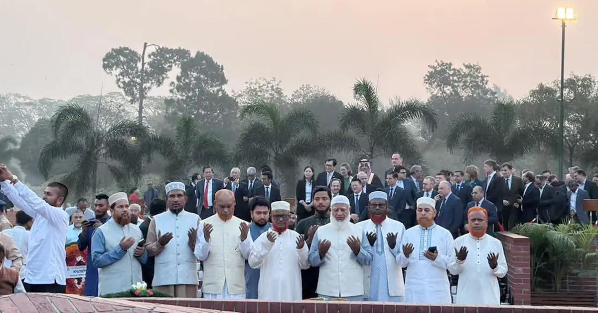 স্বাধীনতা দিবসে স্মৃতিসৌধে বিরোধীদলীয় নেতা শফিকুর রহমানের শ্রদ্ধা